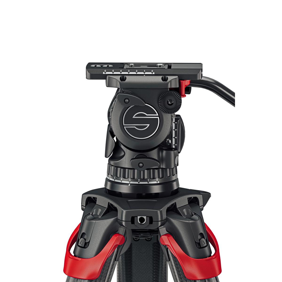 Sachtler aktiv10T 100mm Touch  Go Fluid Head, SpeedLevel  SpeedSwap Technology