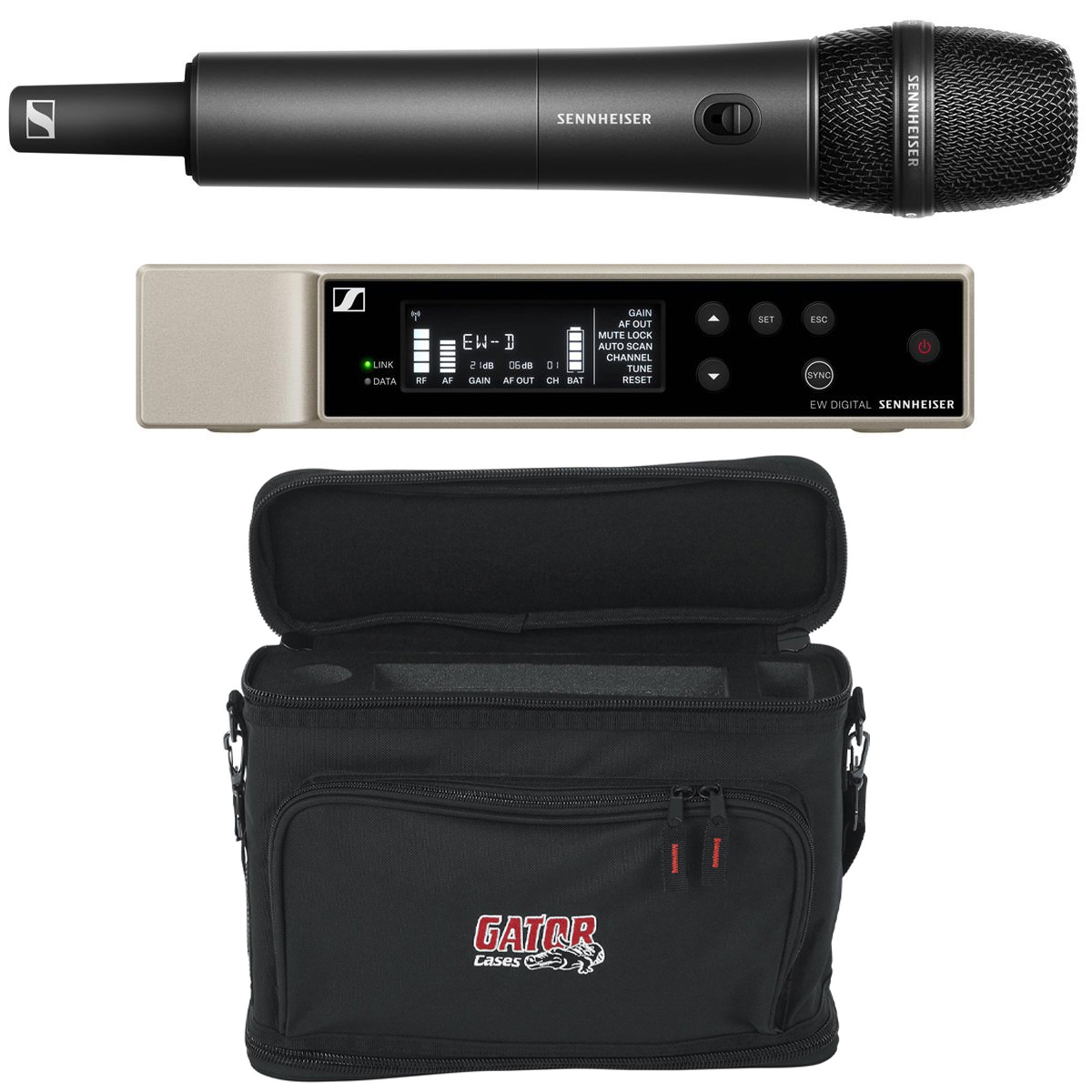 

Sennheiser EW-D 835-S Wireless Handheld Mic System,Q1-6: 470-526MHz, w/GM-1W Bag