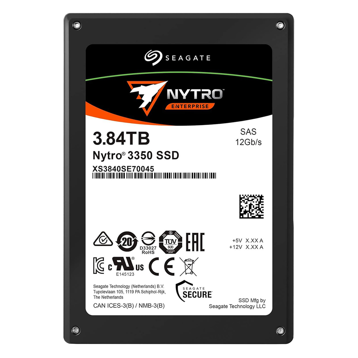 

Seagate Nytro 3050 3.84TB 2.5" SAS 12Gb/s Internal SSD