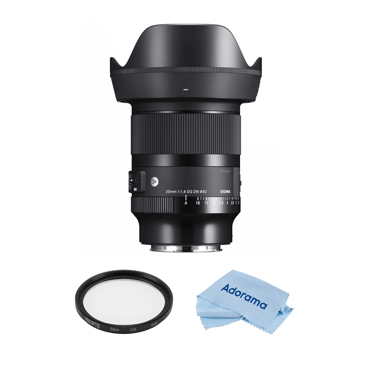 

Sigma 20mm f/1.4 DG DN Art Lens for L Mount with Accessories Kit