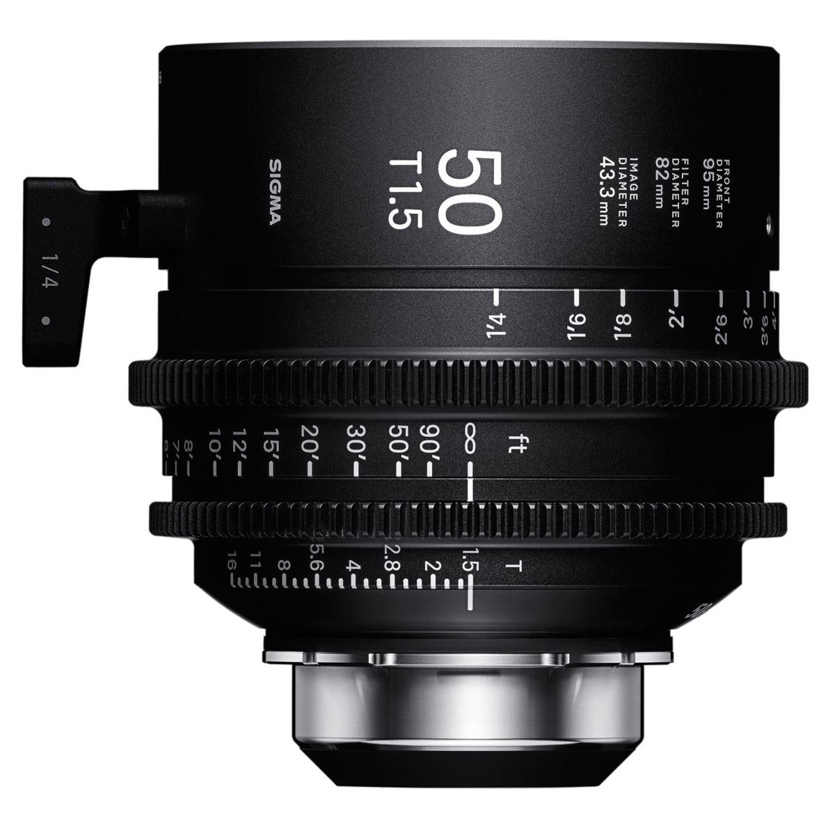 

Sigma 50mm T1.5 FF High-Speed Art Prime Lens w/i Technology for PL Mount, Feet