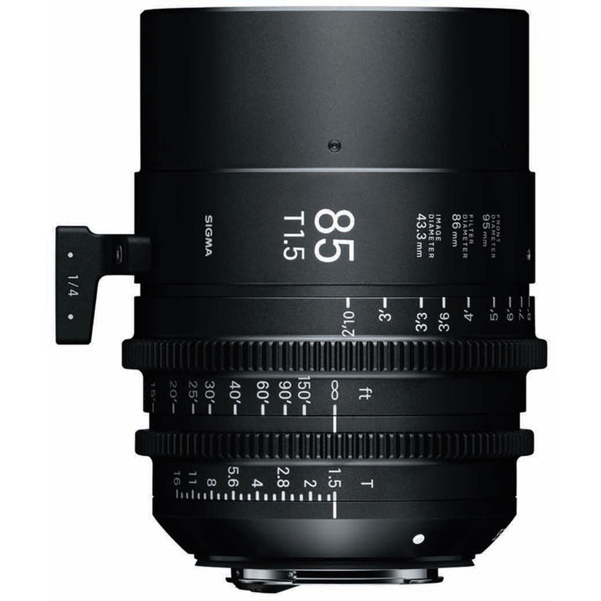 

Sigma 85mm T1.5 FF High-Speed Prime Cine Lens for Canon EF, Meter