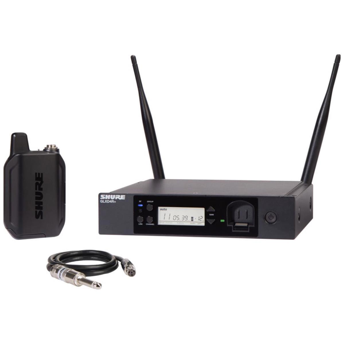 

Shure GLXD14R+ Dual Band Digital Wireless Rack System,WA302 Cable,Z3: 2.4/5.8GHz