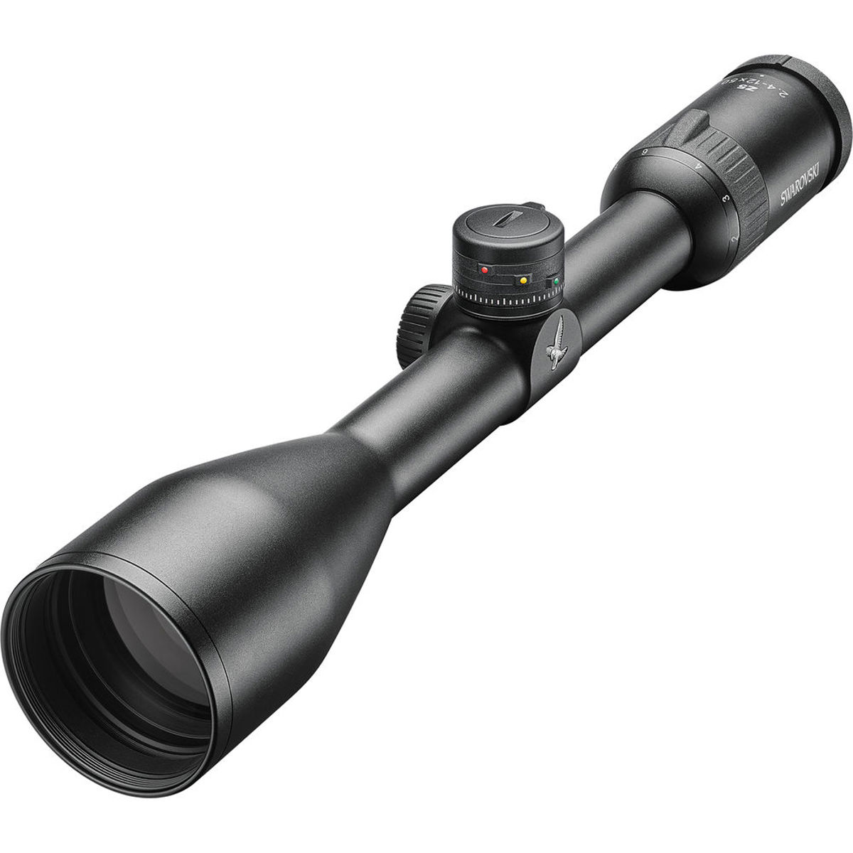 

Swarovski Optik 2.4-12x50 Z5 Riflescope, 2ndFP Plex Ret, Capped Turrets, 1" Tube