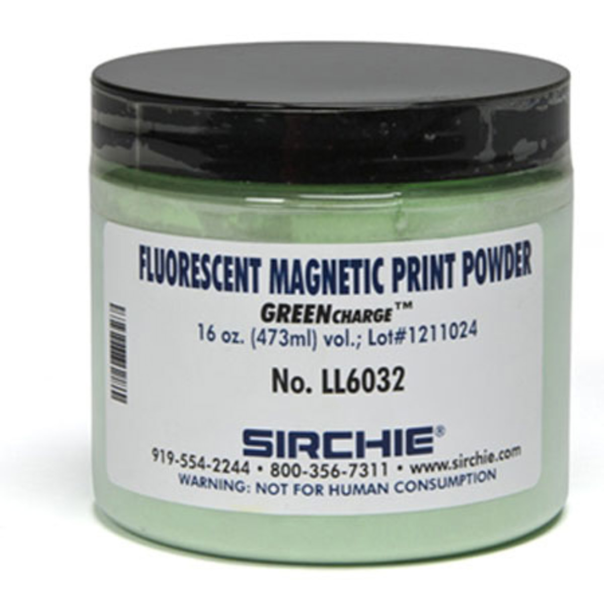 

Sirchie GREENCHARGE 16oz Fluorescent Magnetic Powder