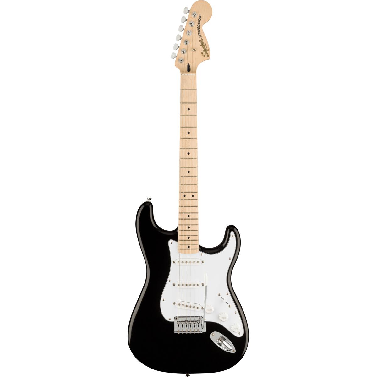 

Squier Affinity Series Stratocaster Electric Guitar, Maple, Black