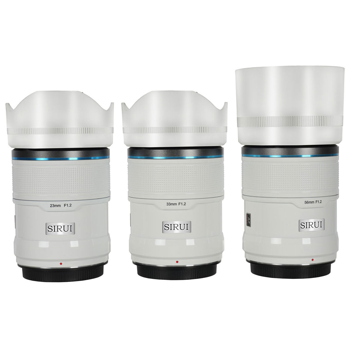 

Sirui Sniper Series 3-Lens Set with 23mm, 33mm and 56mm f/1.2 Lenses White Fujifilm X