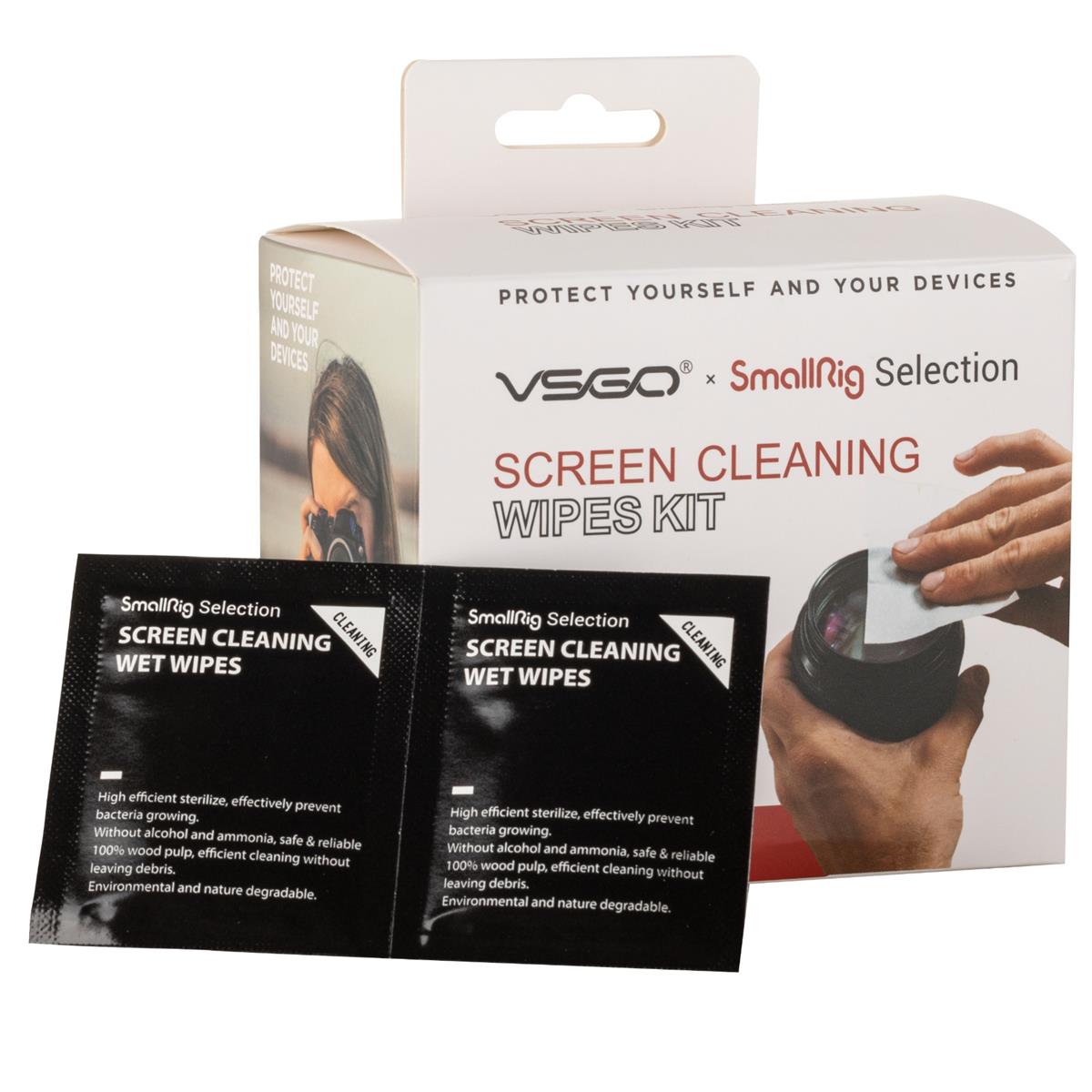 

SmallRig VSGO & SmallRig Selection Pre-Moistened Lens Cleaning Wipe