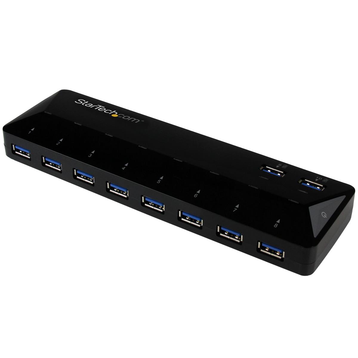 

StarTech 10-Port USB 3.0 Hub With Charge and Sync Ports