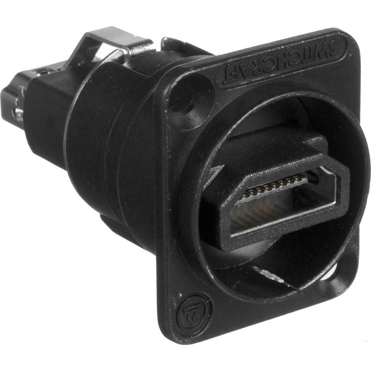 

Switchcraft HDMI Feedthru Connector with 4-40 Mounting Screws, Black Finish