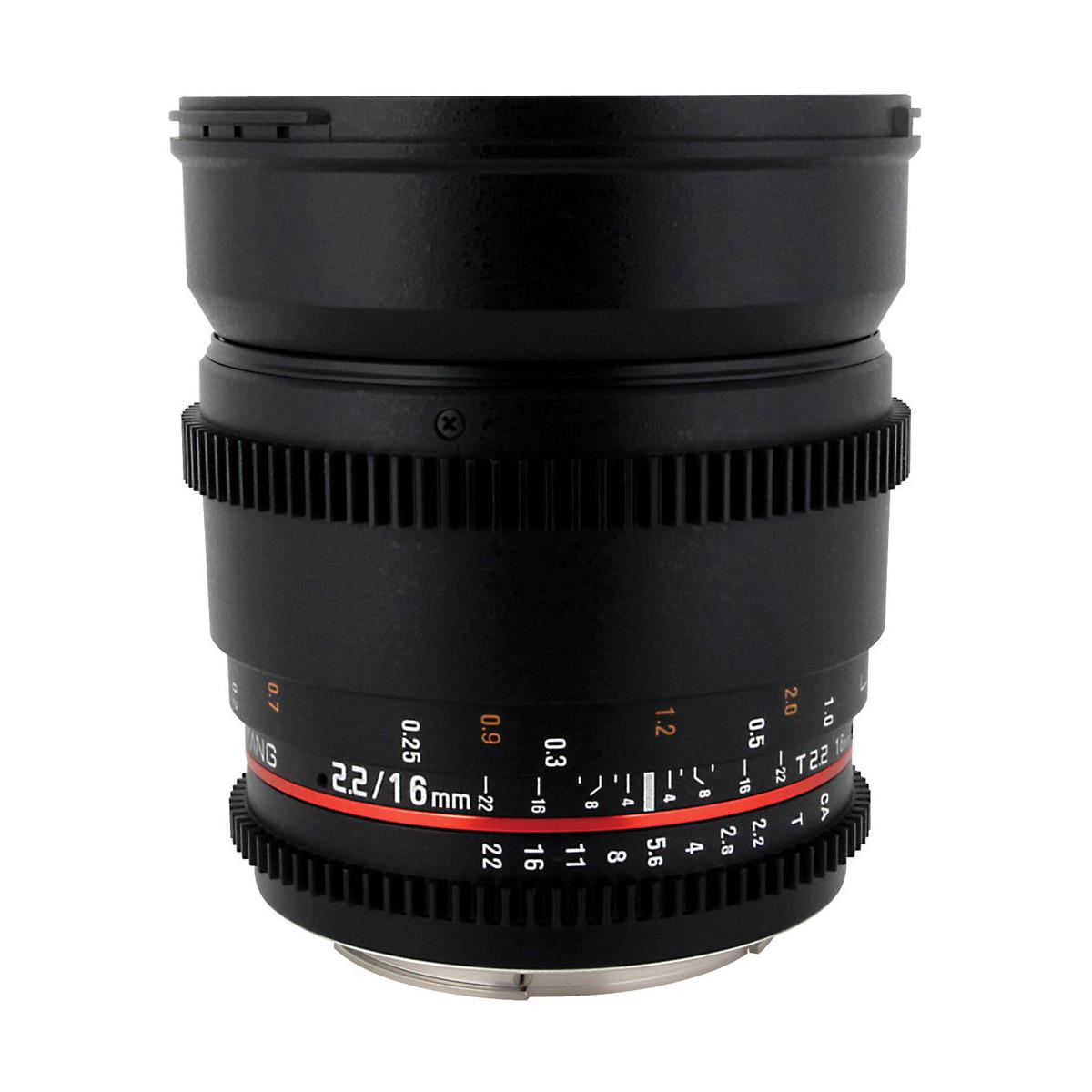 

Samyang 16mm T2.2 Wide Angle Cine Lens for Nikon F