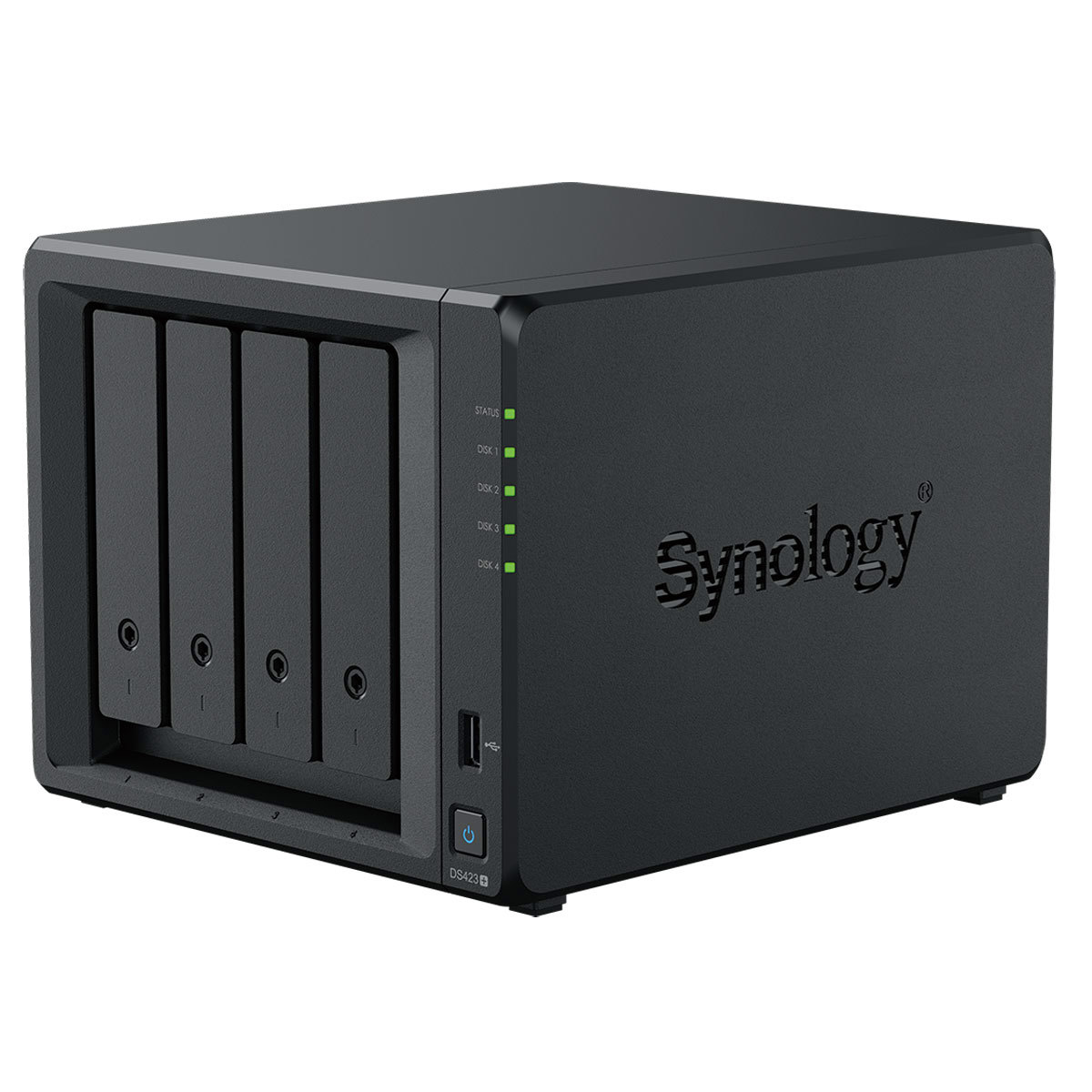 Synology DiskStation DS423+ 4-Bay NAS Enclosure, w/4x Red Plus 12TB Internal HDD