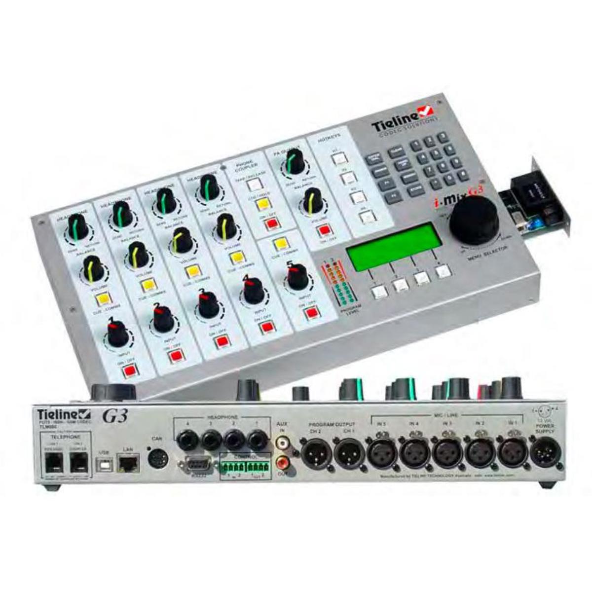 

Tieline i-Mix G3 5-Channel Remote IP POTS Audio Codec