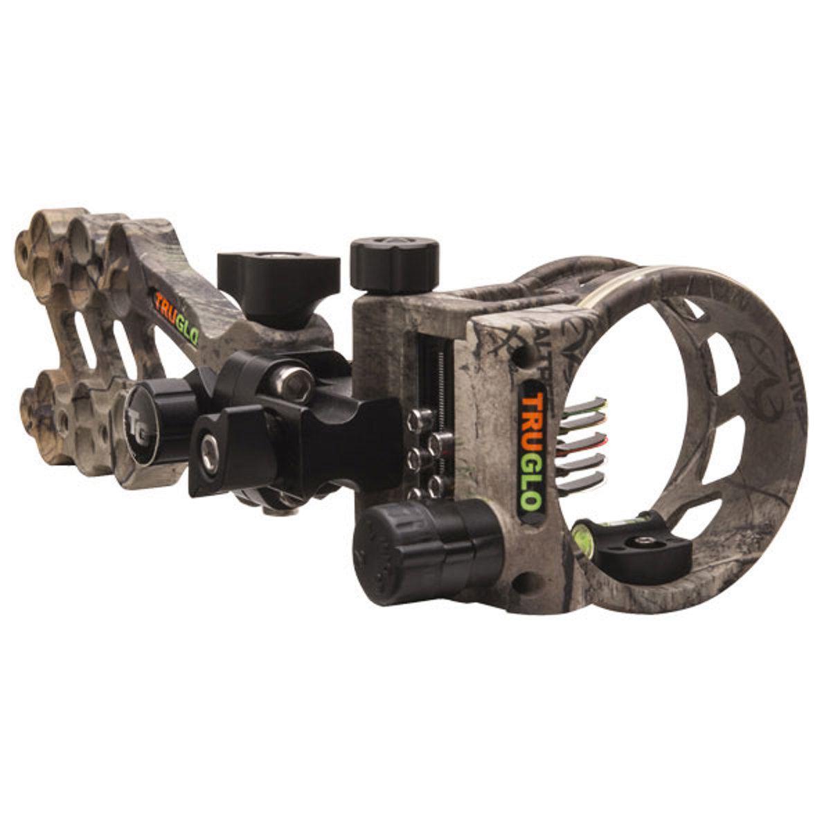 

TruGlo HYPER-STRIKE 5 Light Archery Sight with Decreasing Diameter Pin, XTR Camo