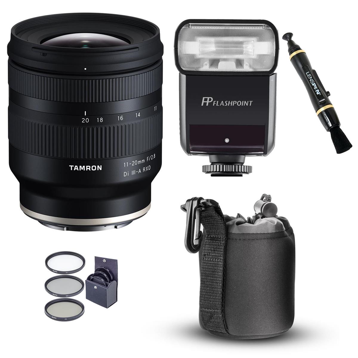 

Tamron 11-20mm f/2.8 Di III-A RXD Lens for Sony E with Zoom-Mini R2 Flash Kit