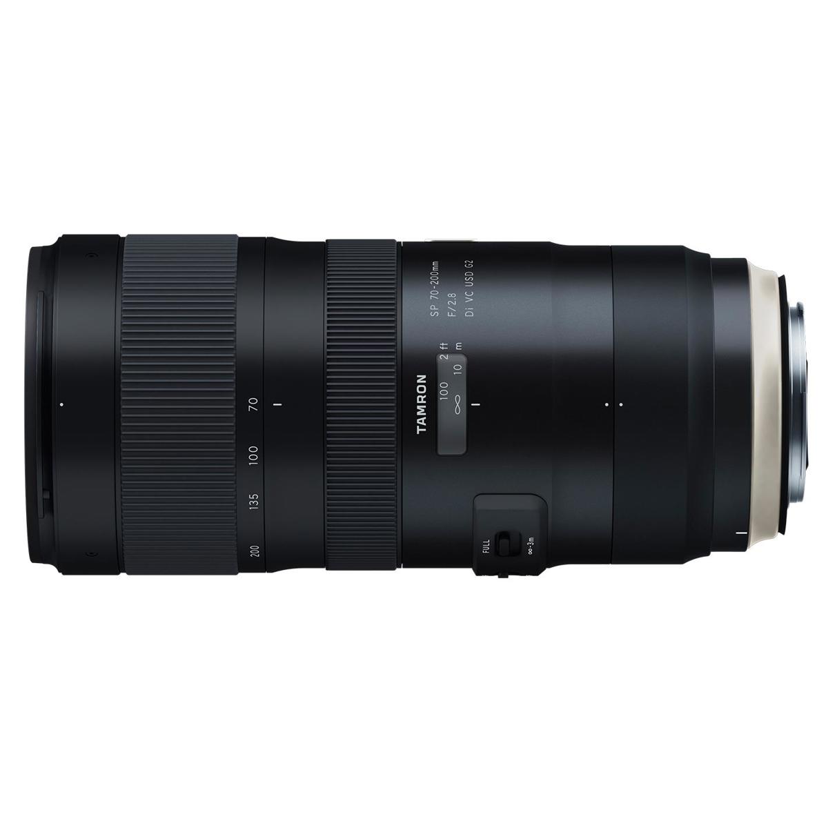 Tamron SP 70-200mm f/2.8 Di VC USD G2 Lens for Canon EF, w/77mm UV  CPL Filters