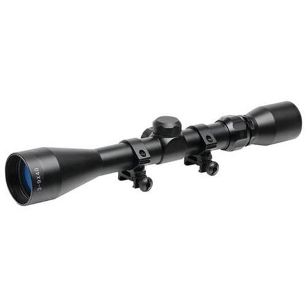 

TruGlo 3-9x40 BUCKLINE Riflescope, Bullet Drop Compensator Reticle, 1" Tube