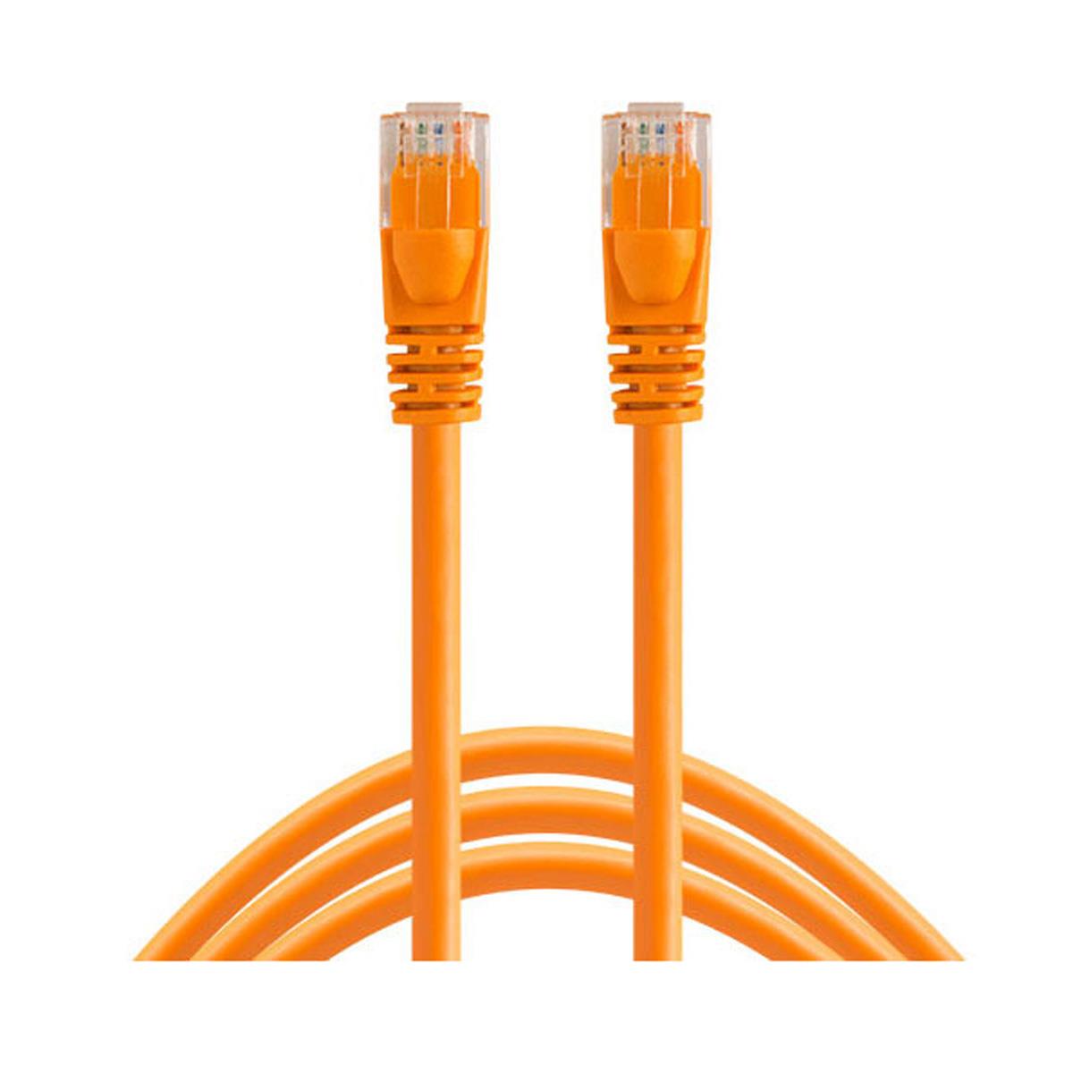 

Tether Tools TetherPro Cat6 550MHz 150ft UTP Network Cable, Orange