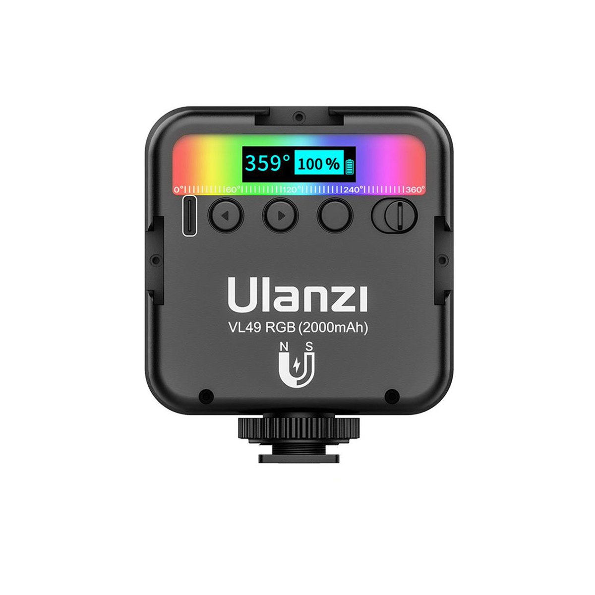 

Ulanzi VL-49 Rechargeable Mini RGB Light, 800 Lumens