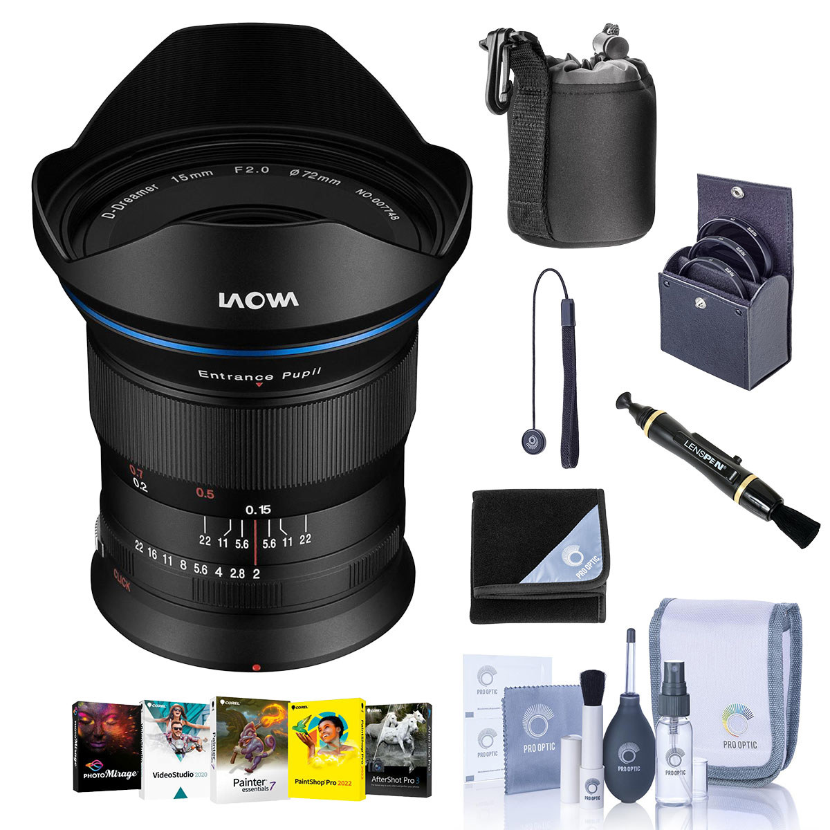 

Venus Laowa 15mm f/2 FE Zero-D Lens for Nikon Z w/PC Software & Accessories Kit