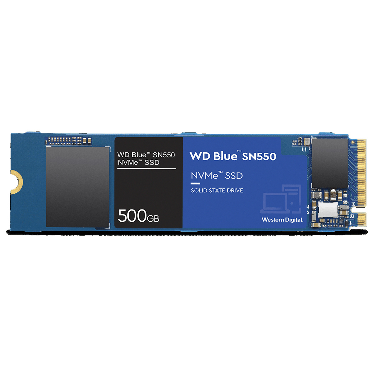 

WD Blue SN550 500GB NVMe PCIe 3.0 x4 M.2 Internal SSD