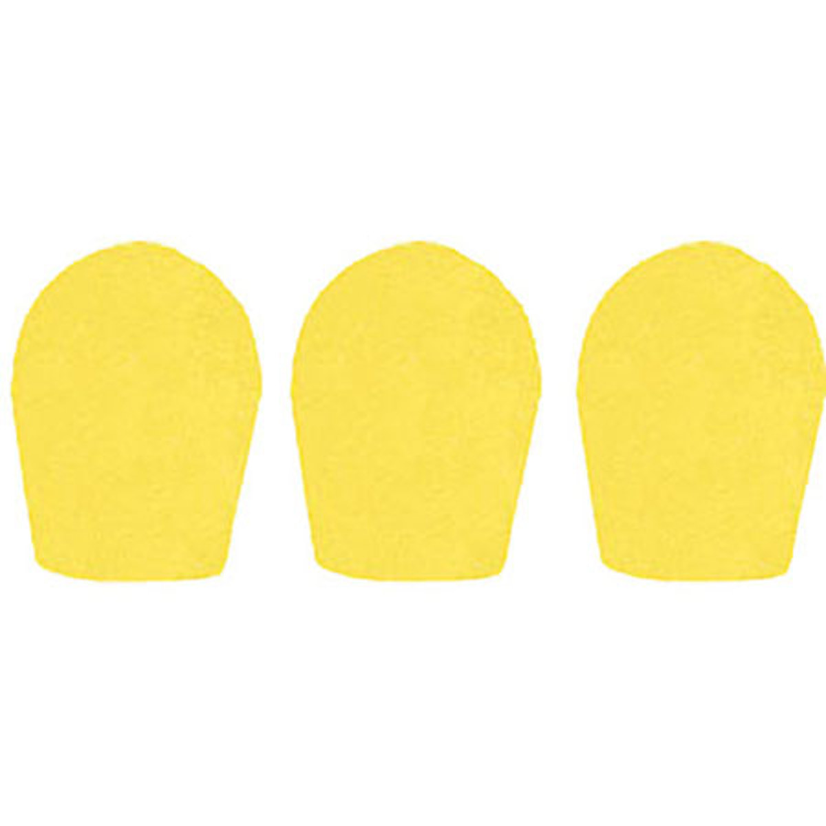 

WindTech 600P Series Windscreen, Inside Diameter 1.0" / 25mm - 3-Pack, Yellow