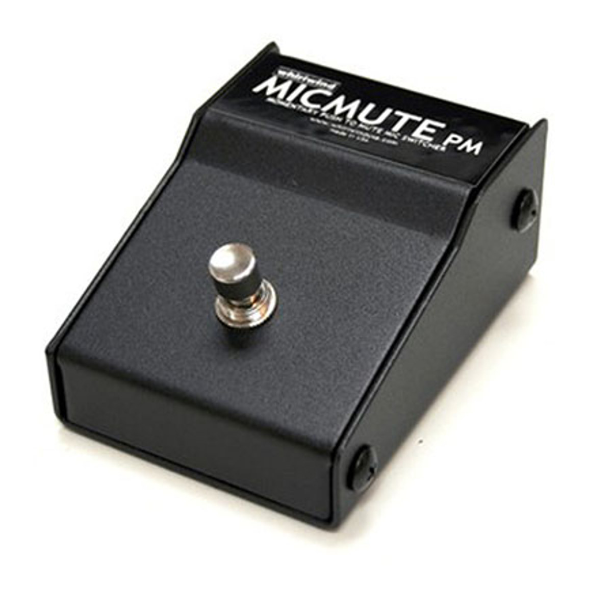 

Whirlwind Micmute Push to Mute Momentary Off Mic Foot Pedal Switch