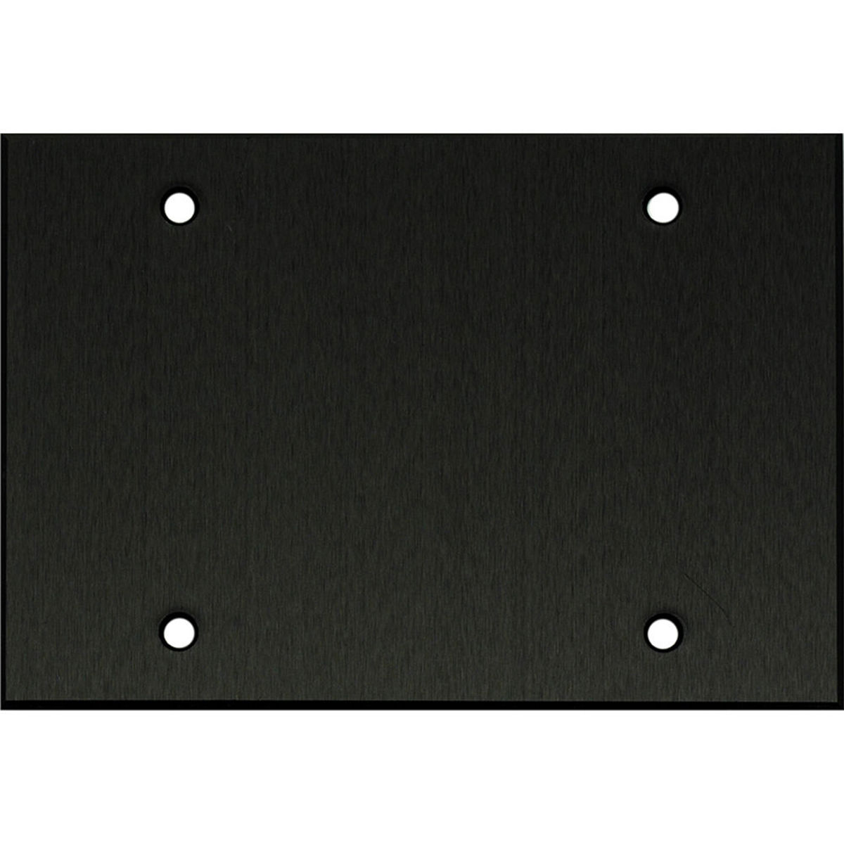 

Whirlwind WPX3B/0H Wall Mounting Plate, 3 Gang, .125" Black Anodized Aluminum