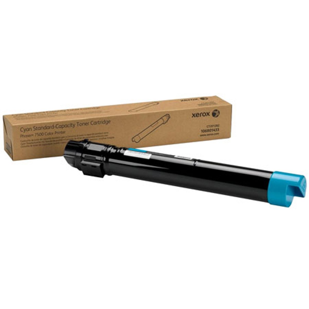 

Xerox 106R01433 Cyan Toner Cartridge, 9600 Pages Yield