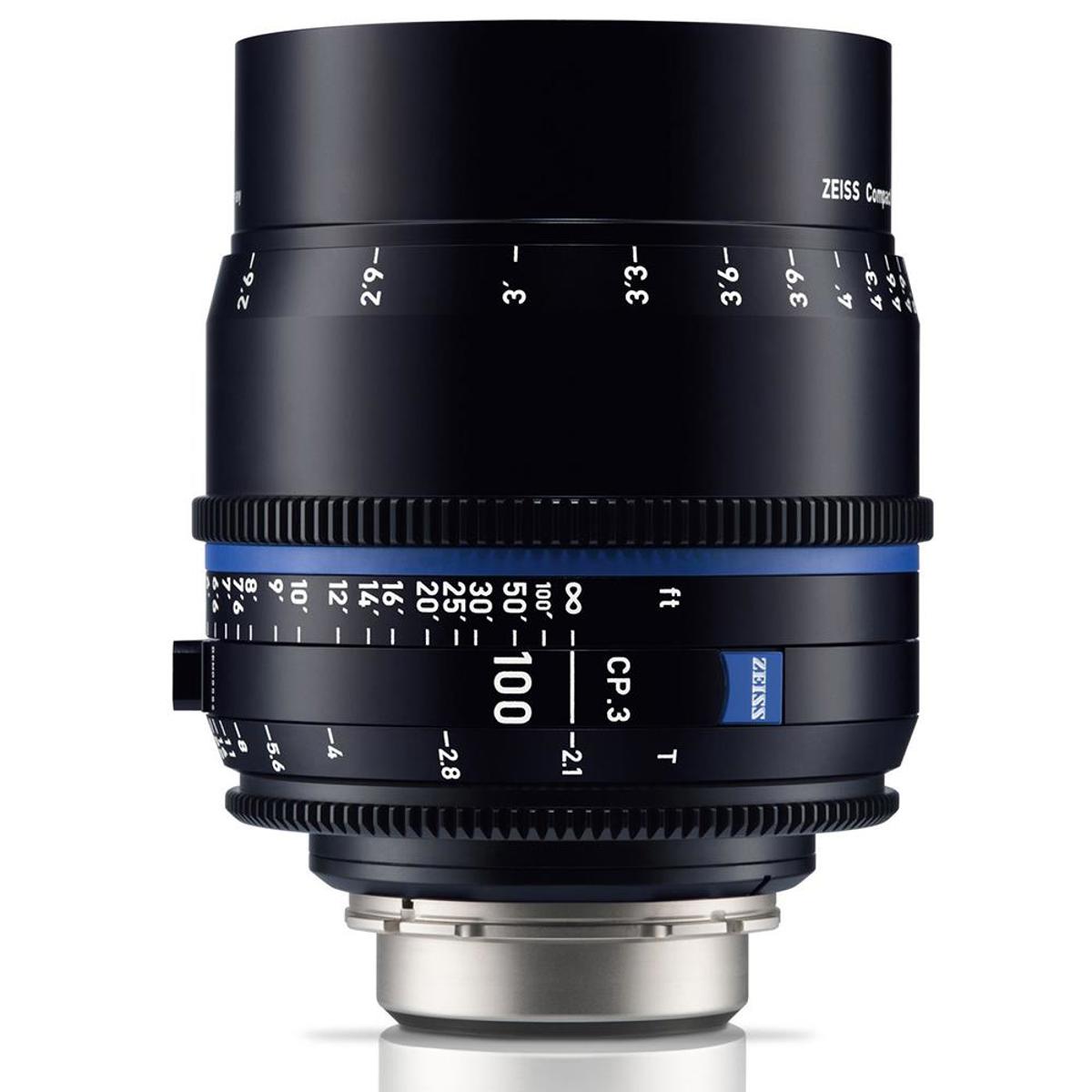 

Zeiss CP.3 100mm T2.1 Compact Prime Cine Lens for Nikon F, Feet